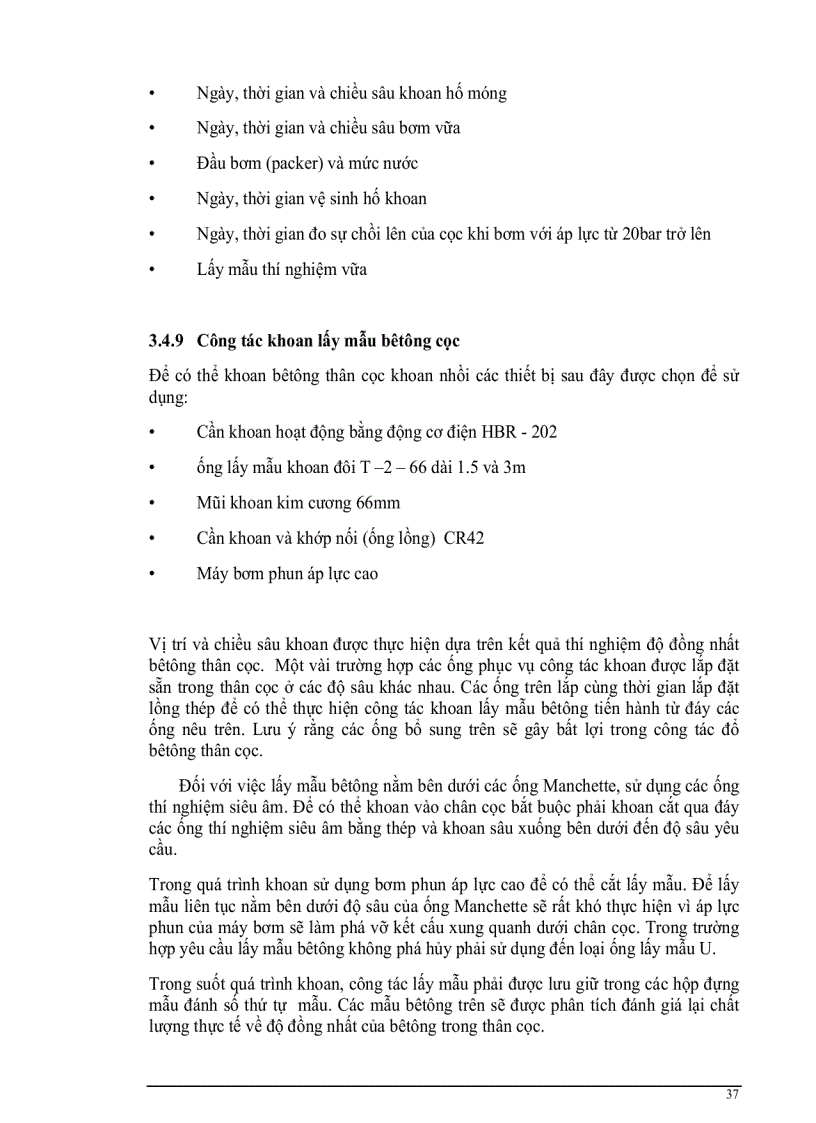 image for page Cọc khoan nhồi trong xây dựng công trình giao thông