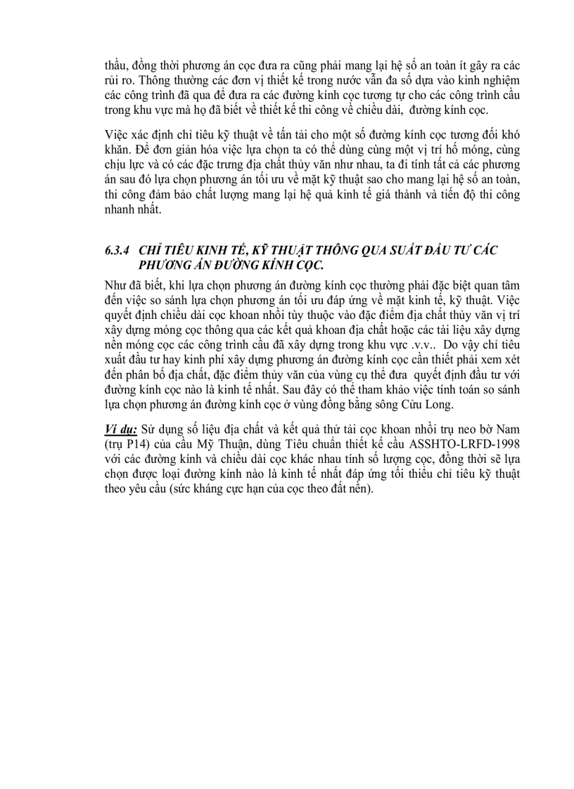 image for page Cọc khoan nhồi trong xây dựng công trình giao thông