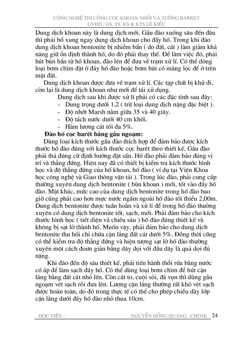 image for page Công nghệ thi công cọc khoan nhồi và tường Barret