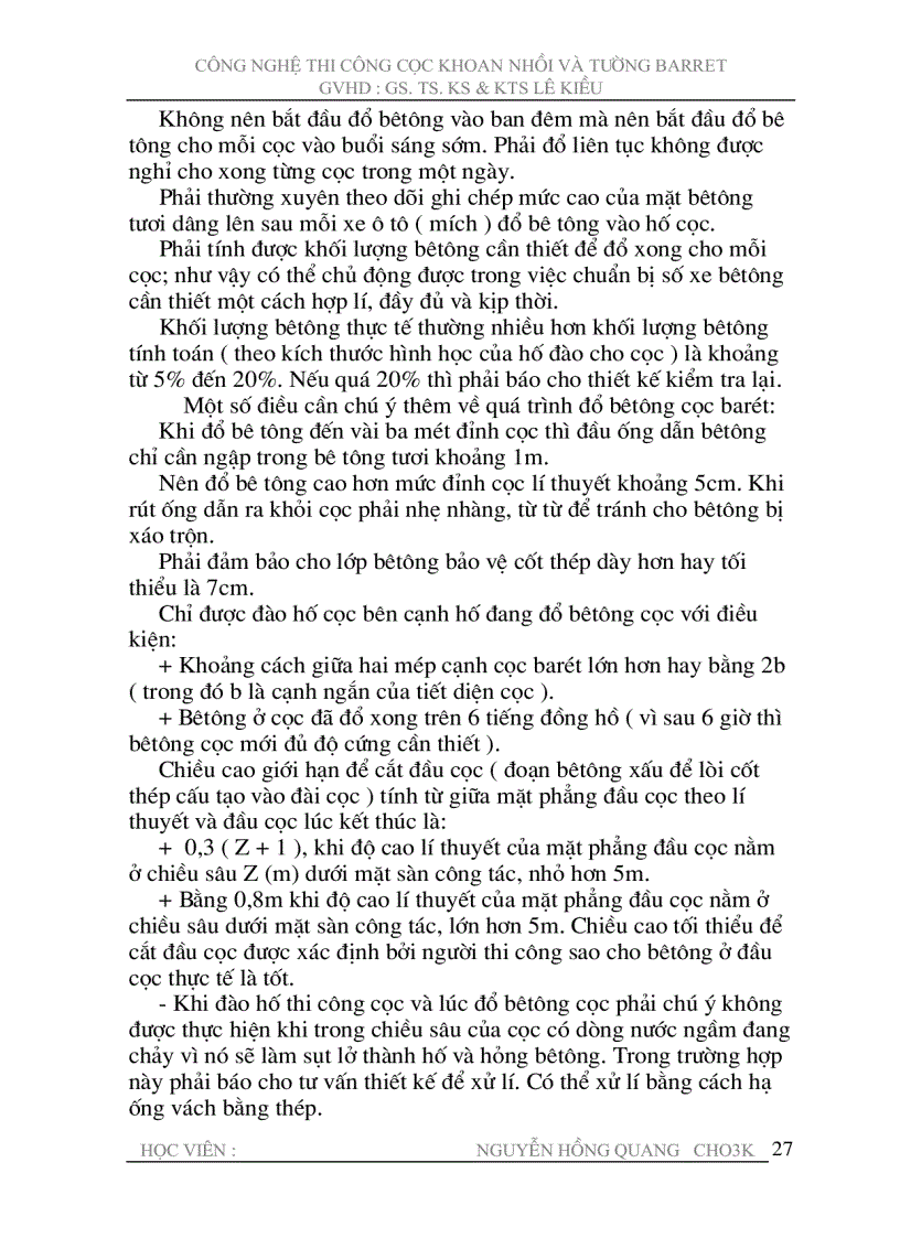 image for page Công nghệ thi công cọc khoan nhồi và tường Barret