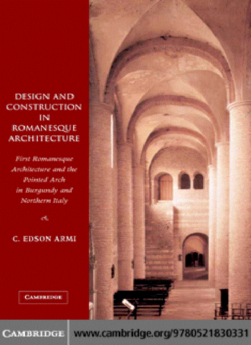 image for page Design and Construction in Romanesque Architecture