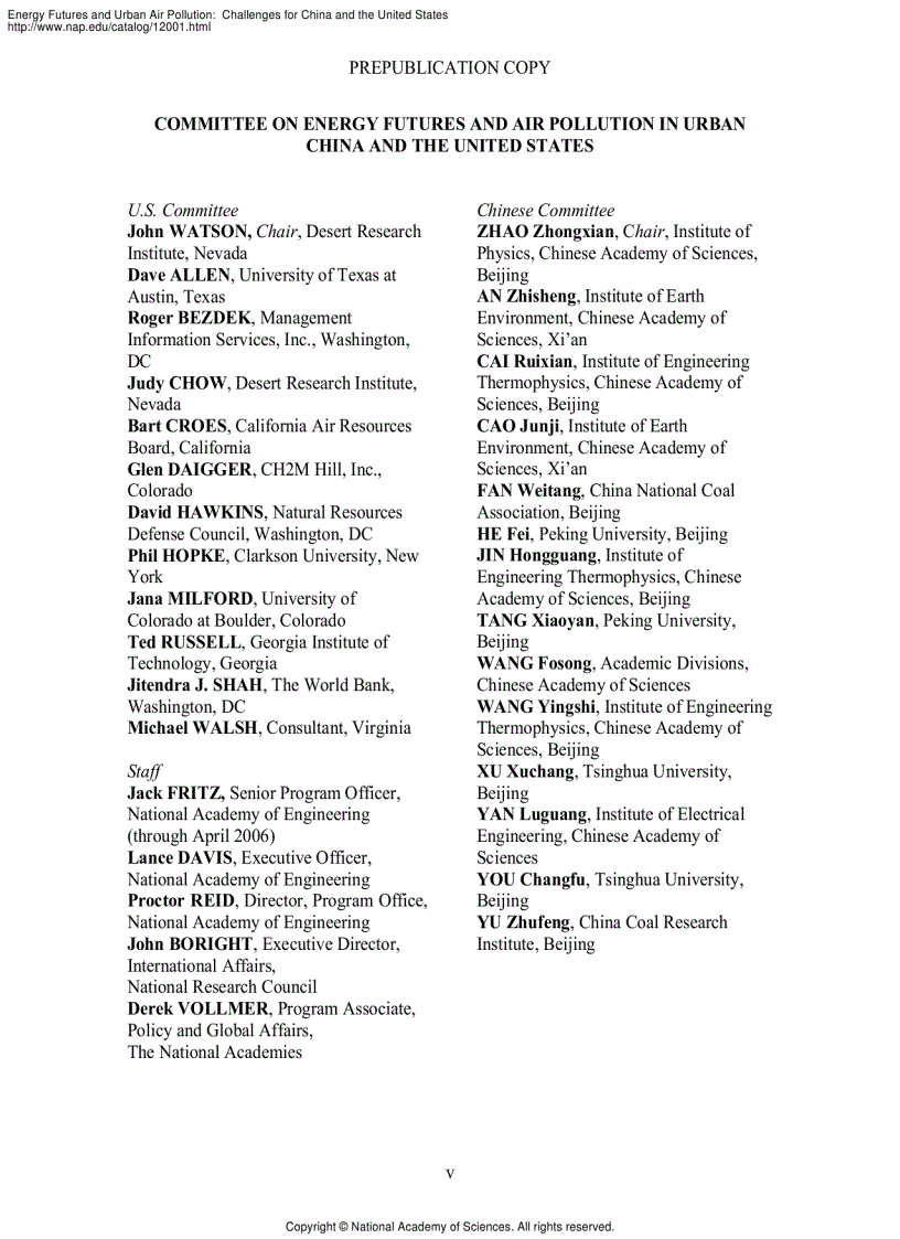 image for page Energy Futures and Urban Air Pollution Challenges for China and the United States
