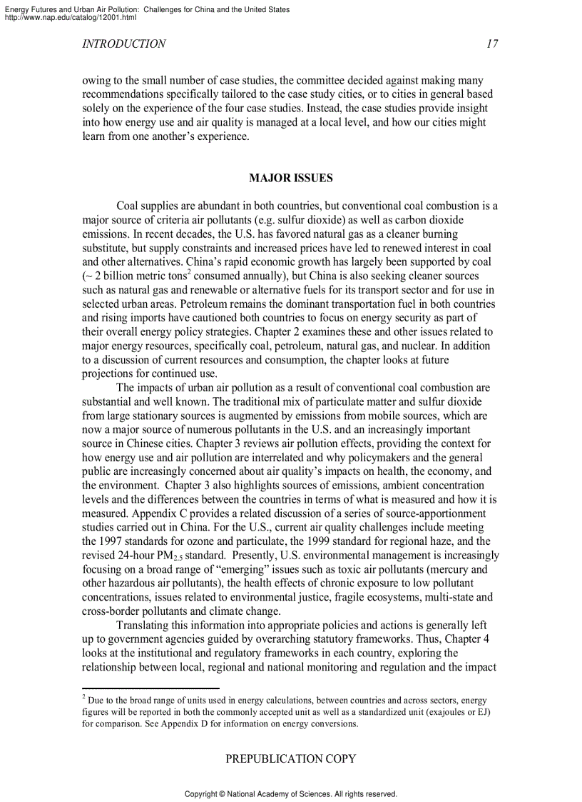 image for page Energy Futures and Urban Air Pollution Challenges for China and the United States