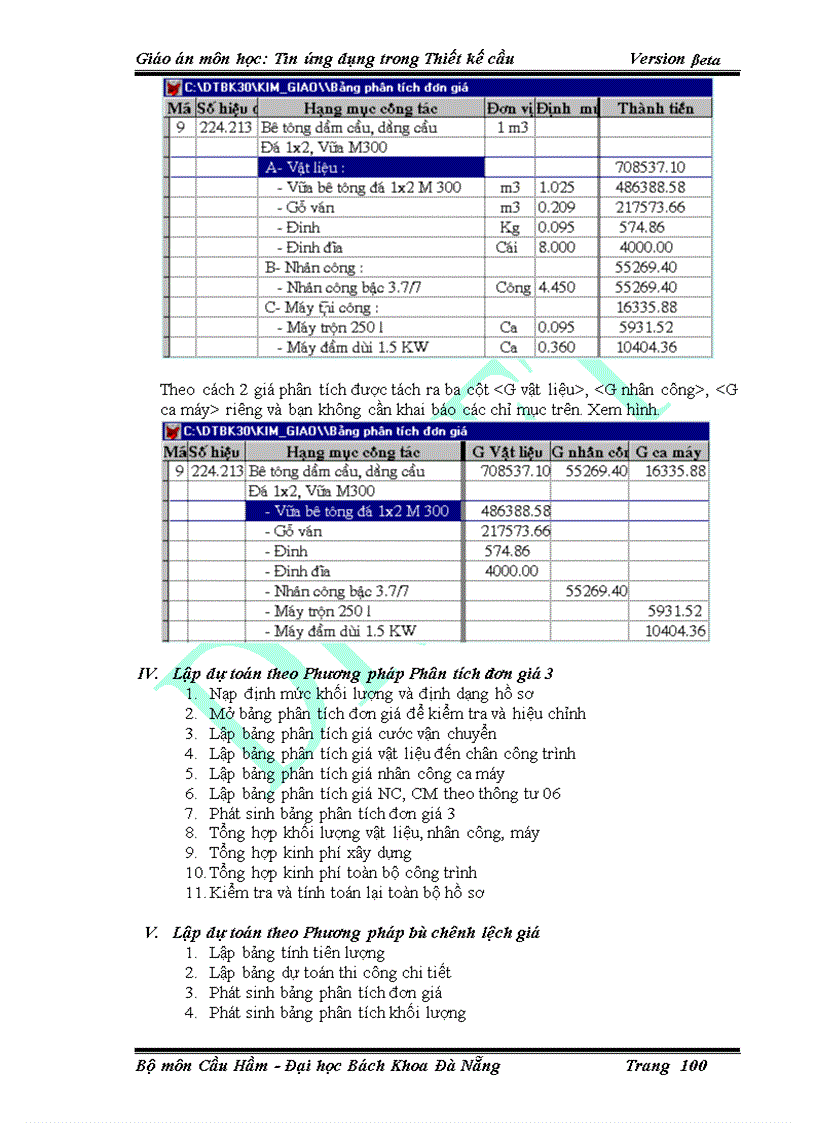 image for page Giáo án môn học Tin học ứng dụng trong thiết kế cầu