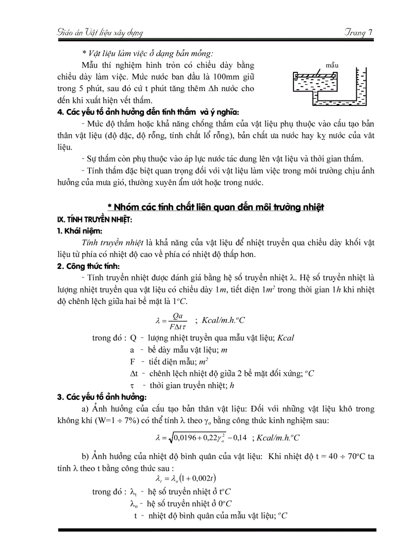 image for page Giáo án vật liệu xây dựng
