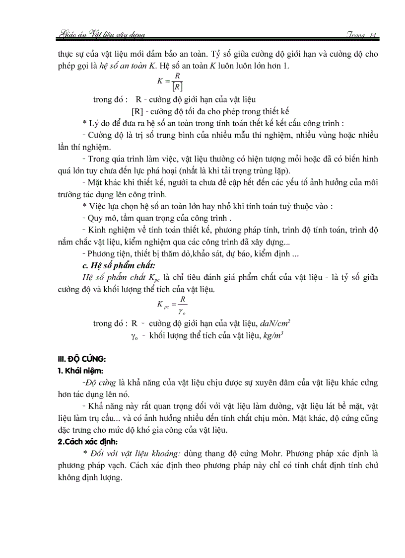 image for page Giáo án Vật liệu xây dựng 1