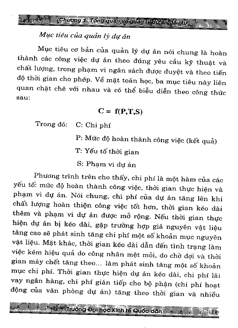 image for page Giáo trình quản lý dự án đầu tư Quyển 2
