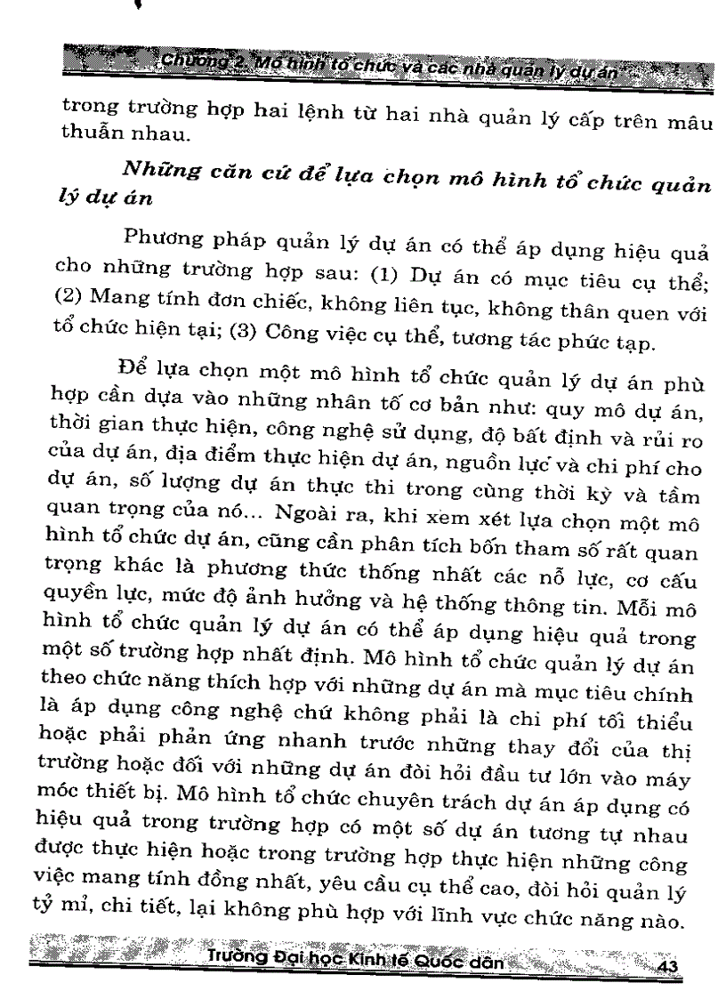 image for page Giáo trình quản lý dự án đầu tư Quyển 2