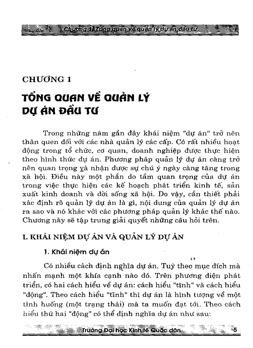 image for page Giáo trình quản lý dự án đầu tư