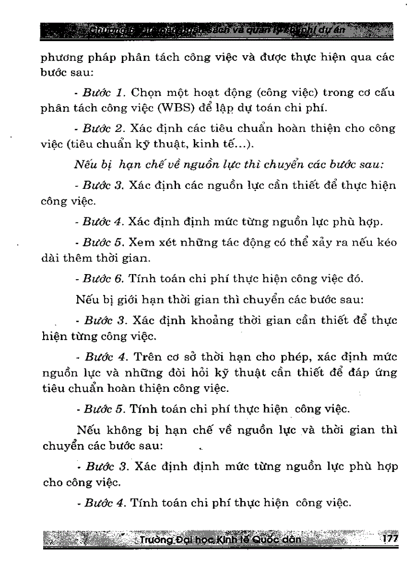 image for page Giáo trình quản lý dự án đầu tư