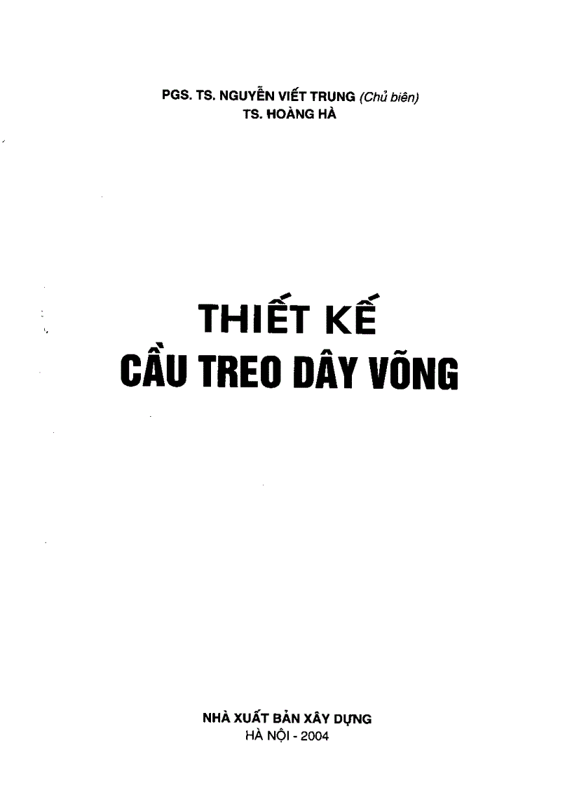 image for page Giáo trình thiết kế cầu treo dây võng