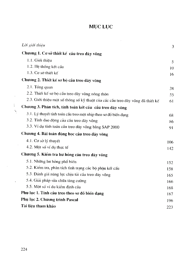 image for page Giáo trình thiết kế cầu treo dây võng