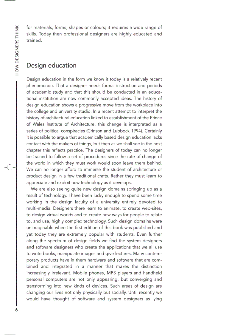 image for page How Designers Think