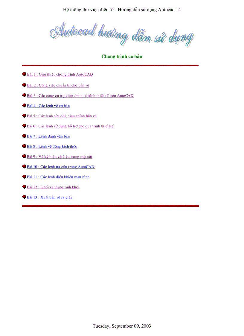 image for page Hướng dẫn sử dụng AutoCAD 14