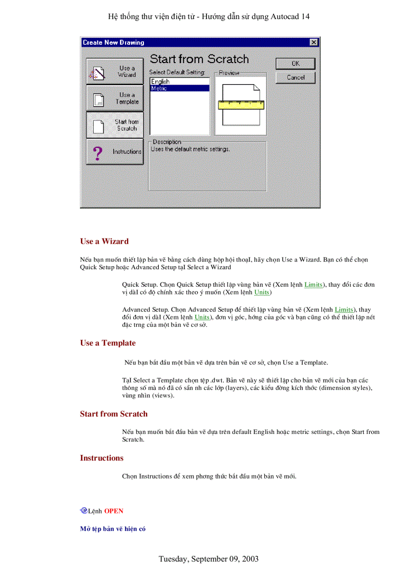 image for page Hướng dẫn sử dụng AutoCAD 14
