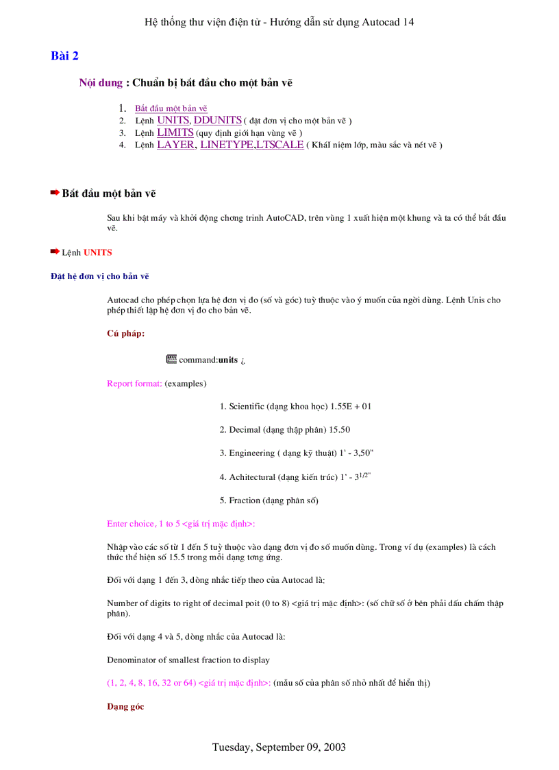 image for page Hướng dẫn sử dụng AutoCAD 14