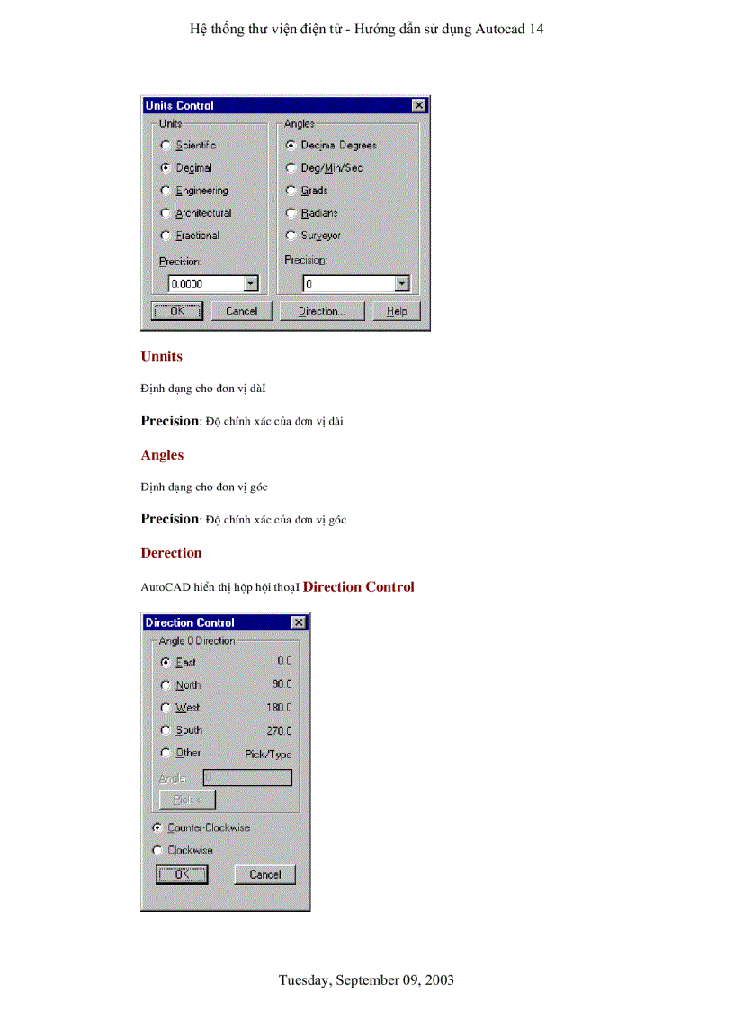 image for page Hướng dẫn sử dụng AutoCAD 14