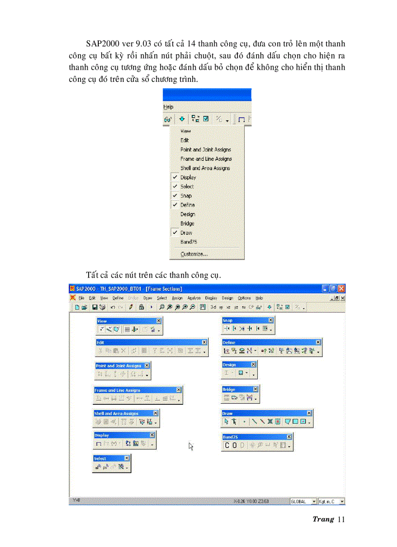 image for page Hướng dẫn sử dụng phần mềm xây dựng SAP 2000