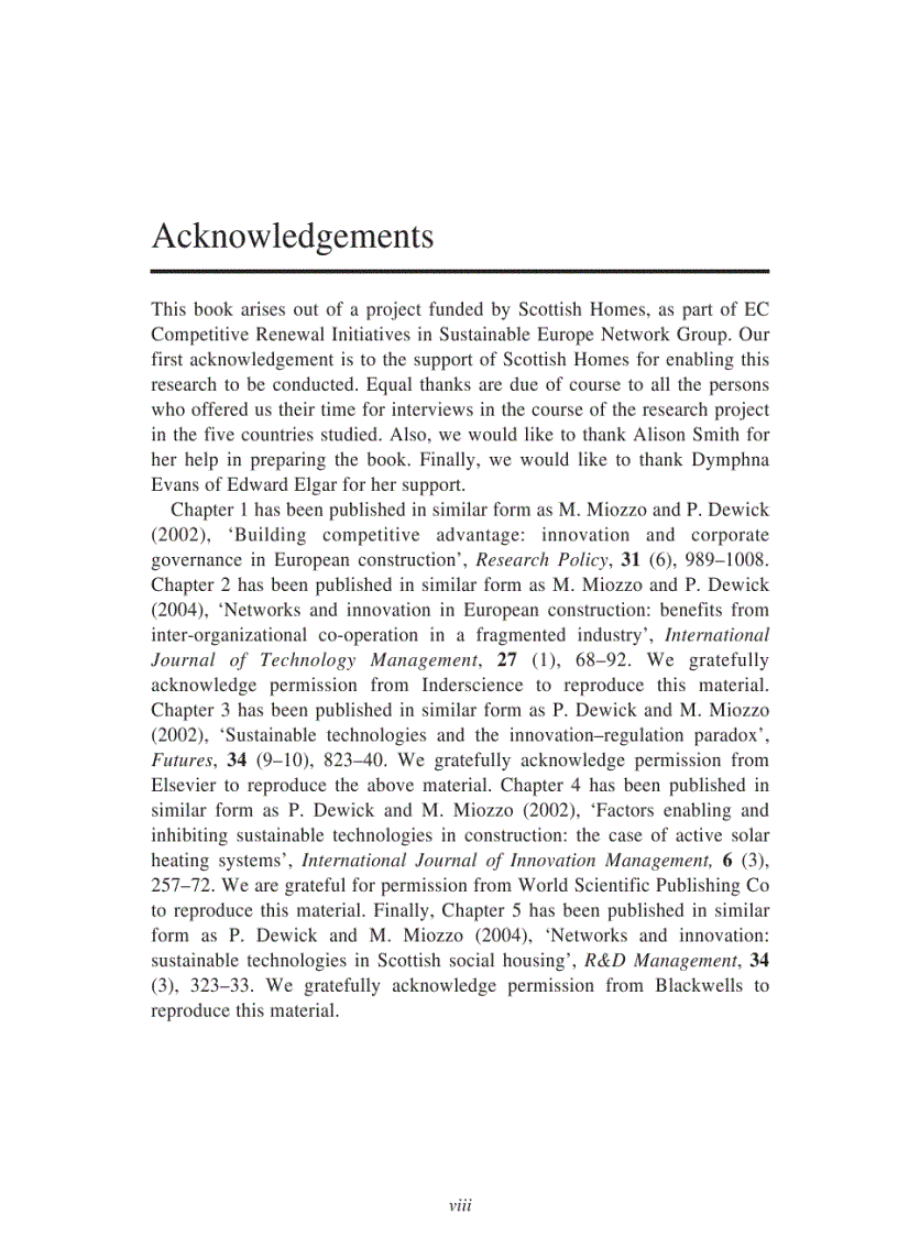 image for page Innovation in Construction A European Analysis