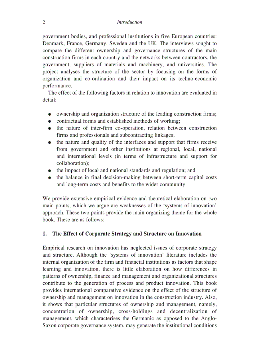 image for page Innovation in Construction A European Analysis