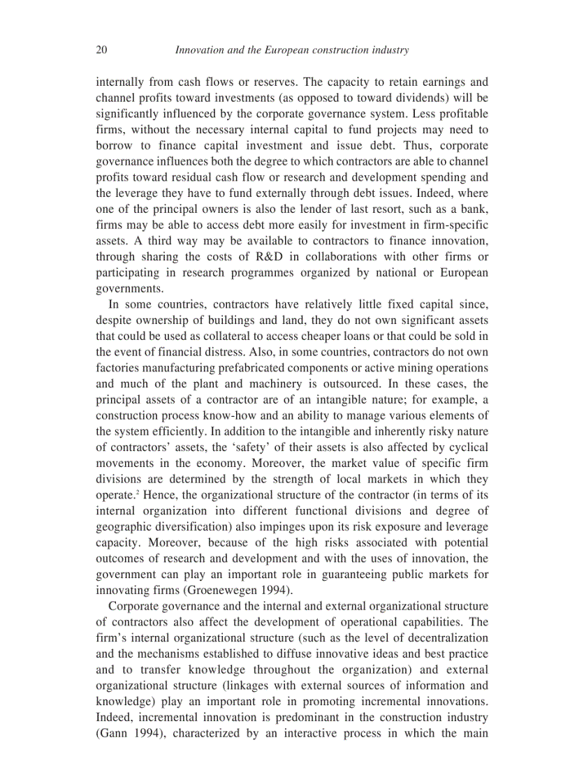 image for page Innovation in Construction A European Analysis