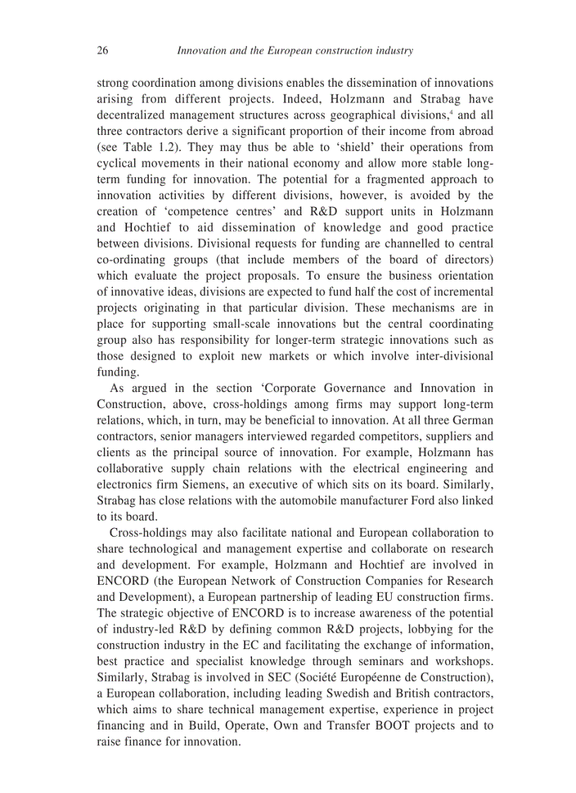 image for page Innovation in Construction A European Analysis