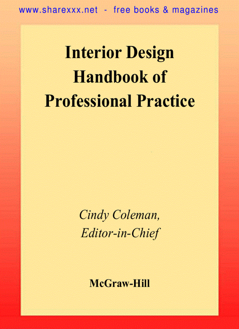 Interior Design Handbook of Professional Practice