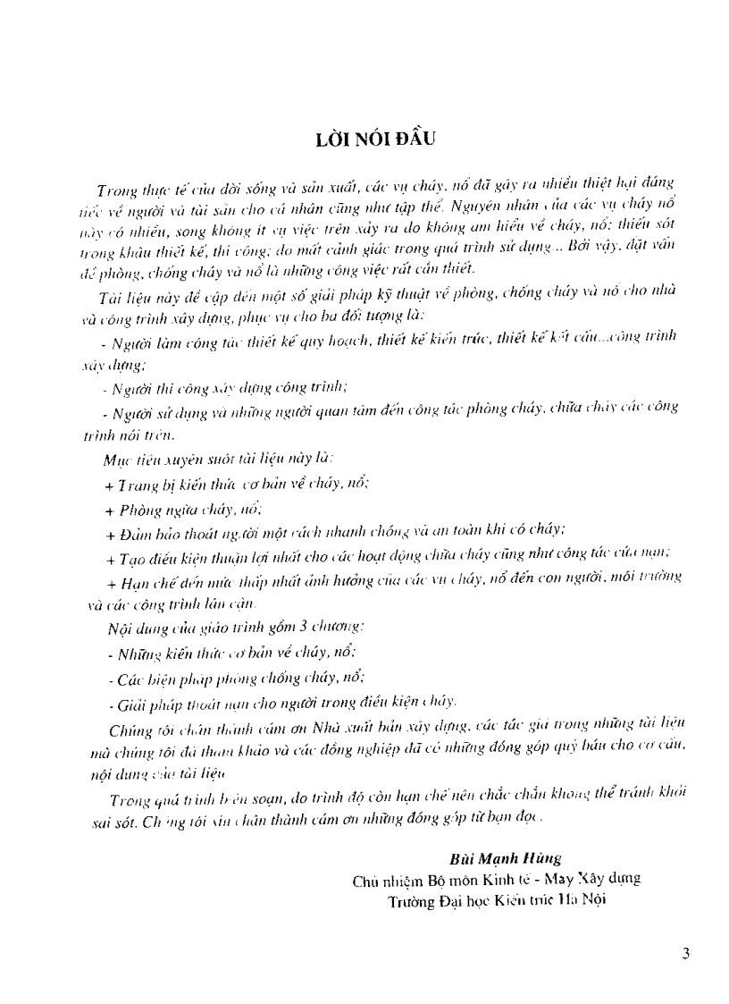 Kỹ thuật phòng chống Cháy