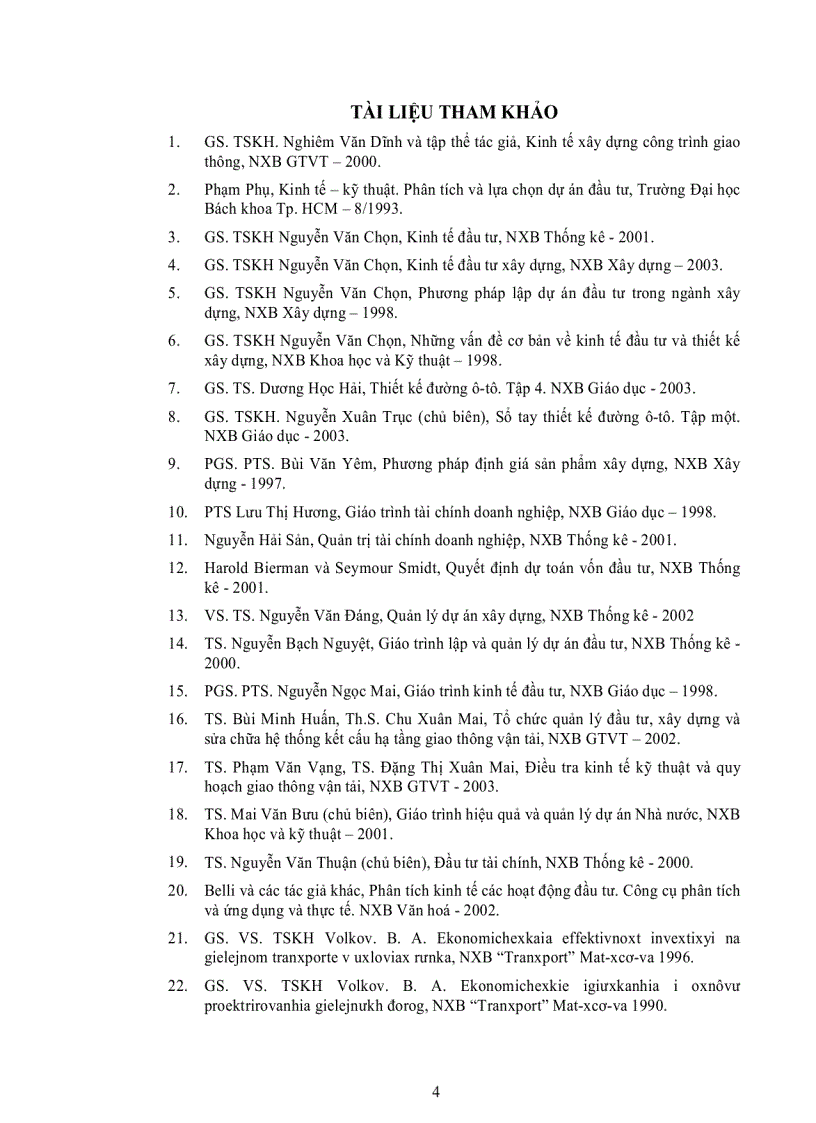 image for page Lập và Phân tích dự án đầu tư xây dựng công trình giao thông