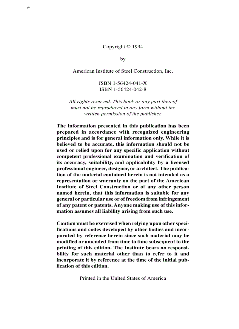 image for page Load Resistance Factor Design Manual of Steel Construction Volume I Volume II Connections