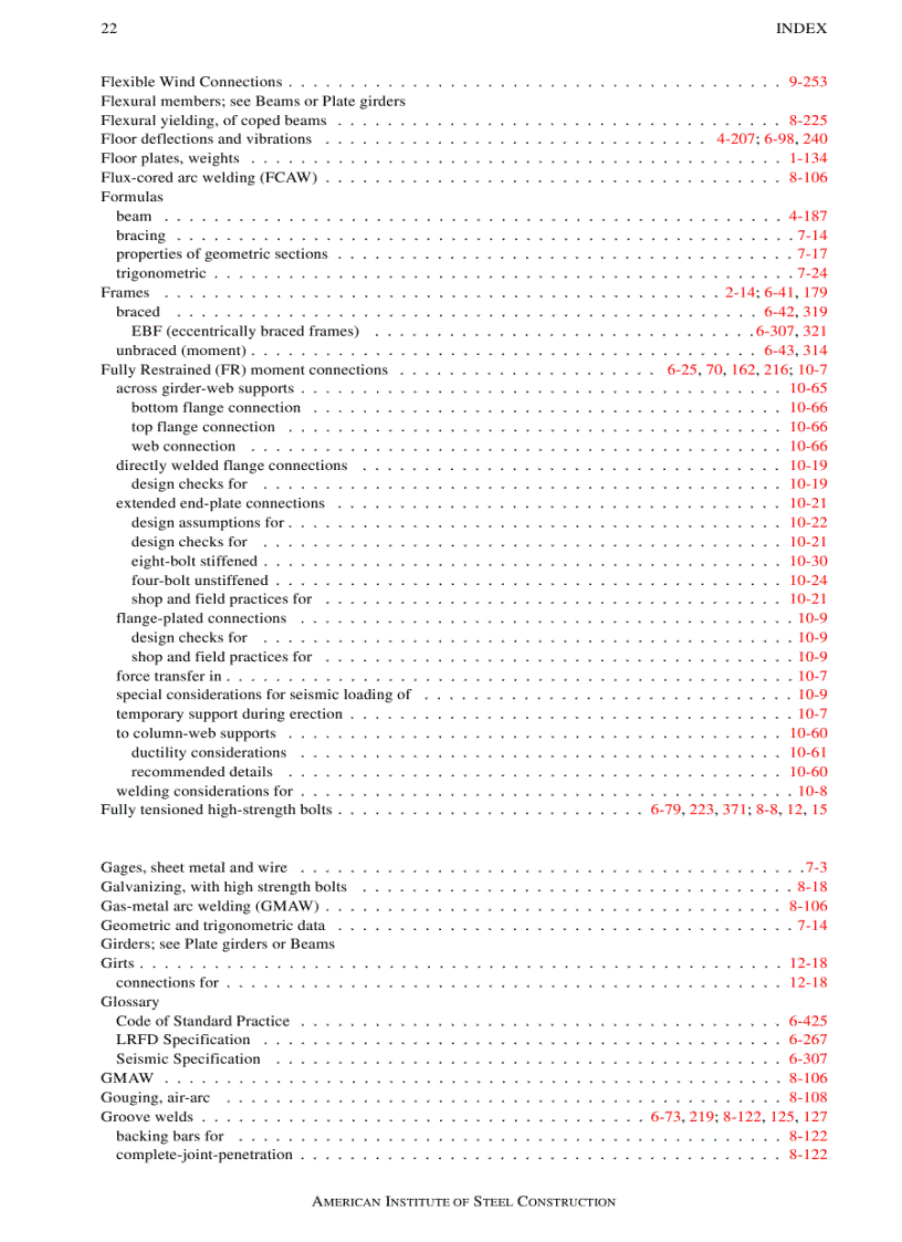 image for page Load Resistance Factor Design Manual of Steel Construction Volume I Volume II Connections