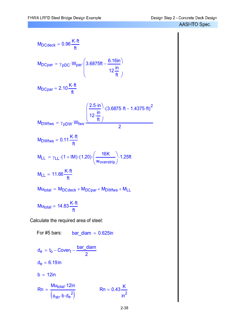 image for page LRFD Design Example for Steel Girder Superstructure Bridge