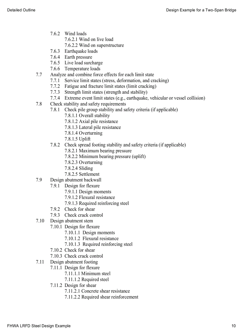 image for page LRFD Design Example for Steel Girder Superstructure Bridge