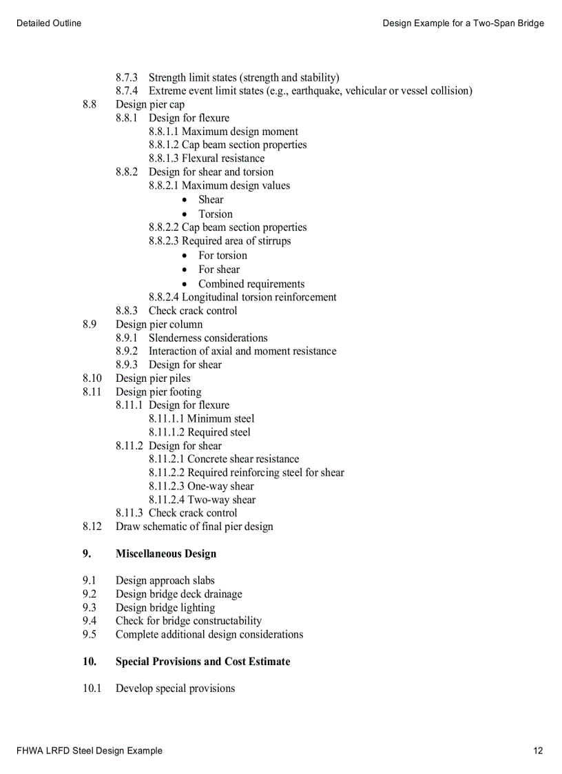 image for page LRFD Design Example for Steel Girder Superstructure Bridge