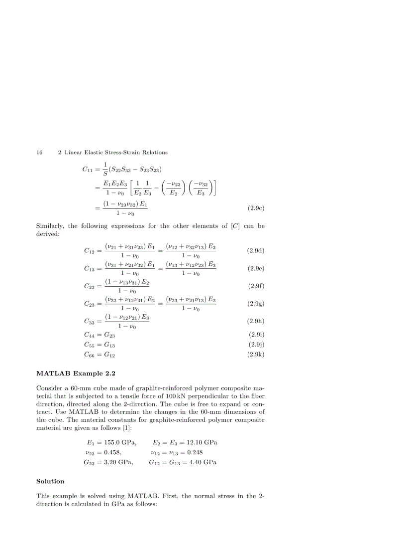 image for page Mechanics of Composite Materials with MATLAB