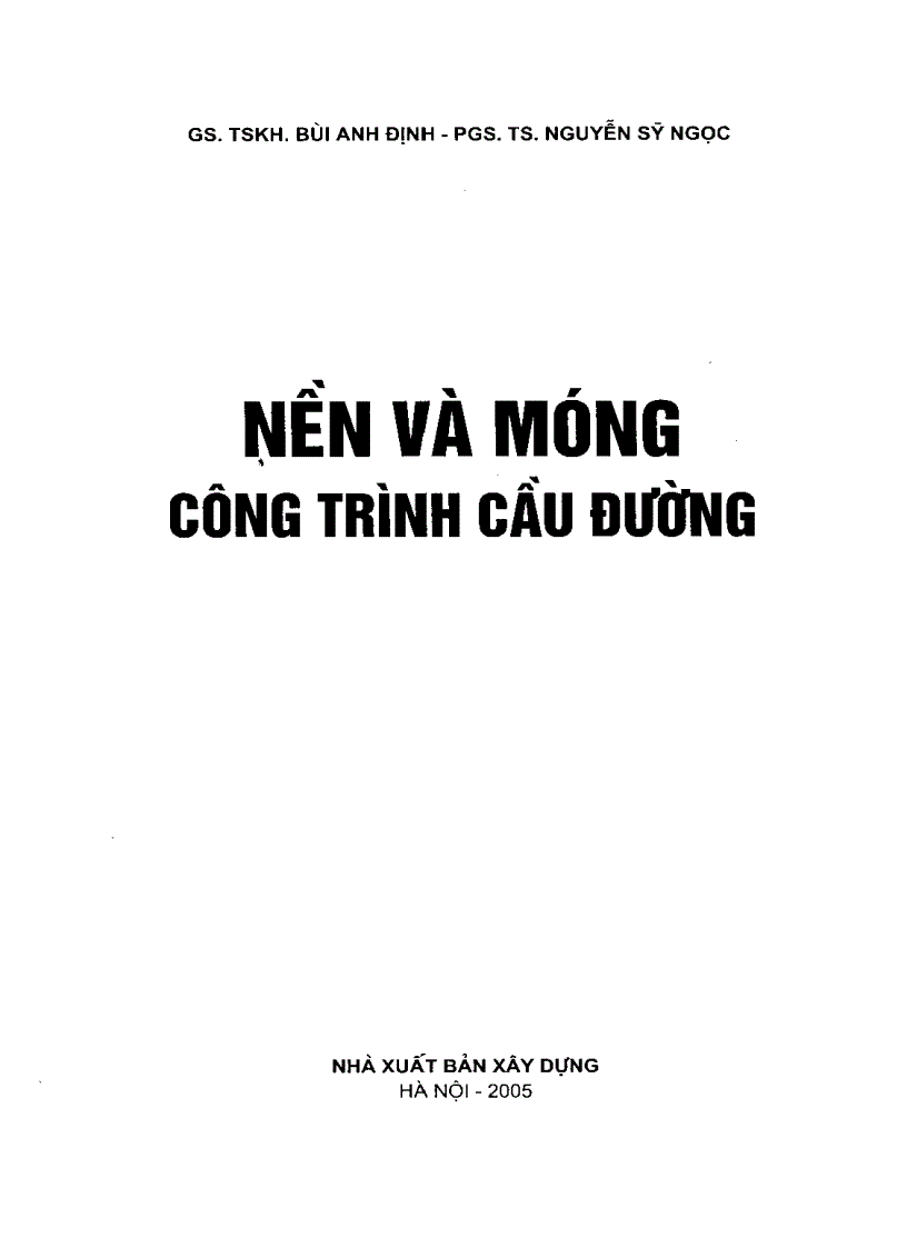 image for page Nền và móng công trình cầu đường