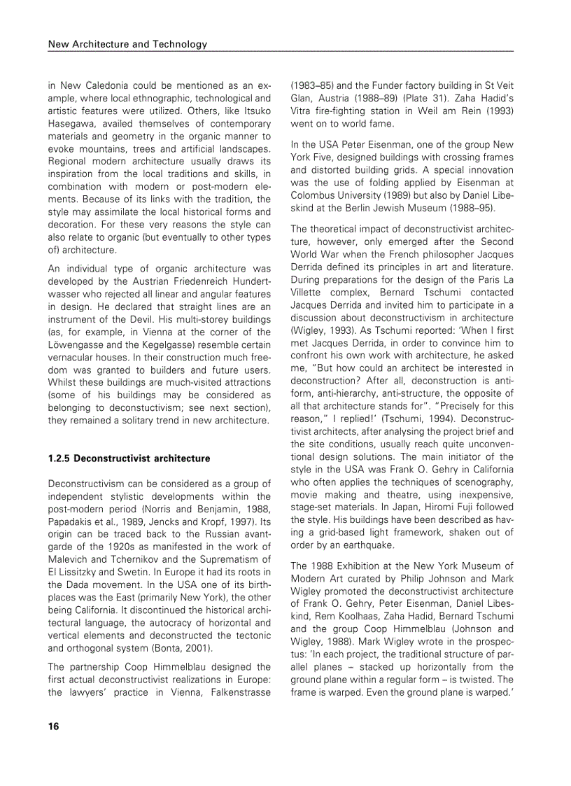 image for page New Architecture and Technology