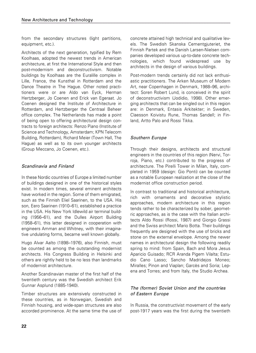 image for page New Architecture and Technology