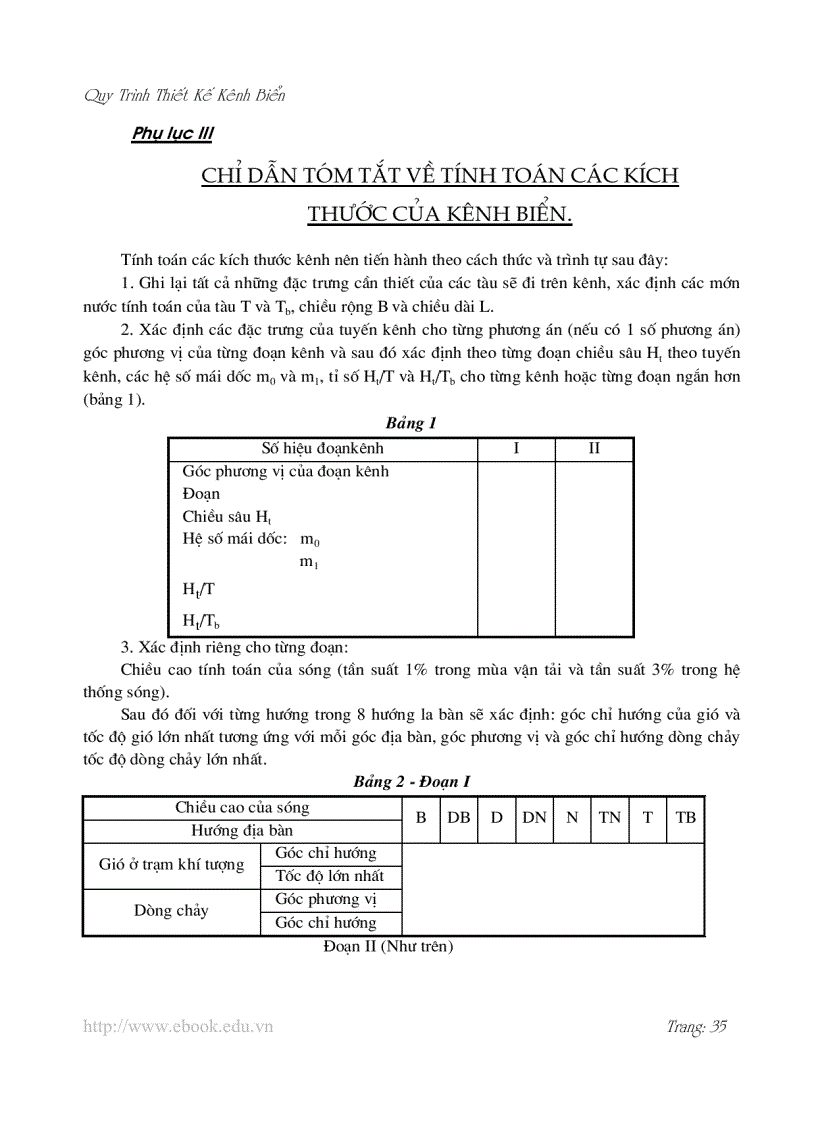 image for page Quy trình thiết kế kênh biển
