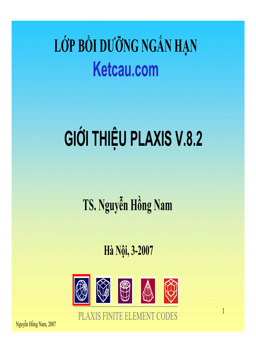 image for page Slide Giới thiệu Plaxis v8 2