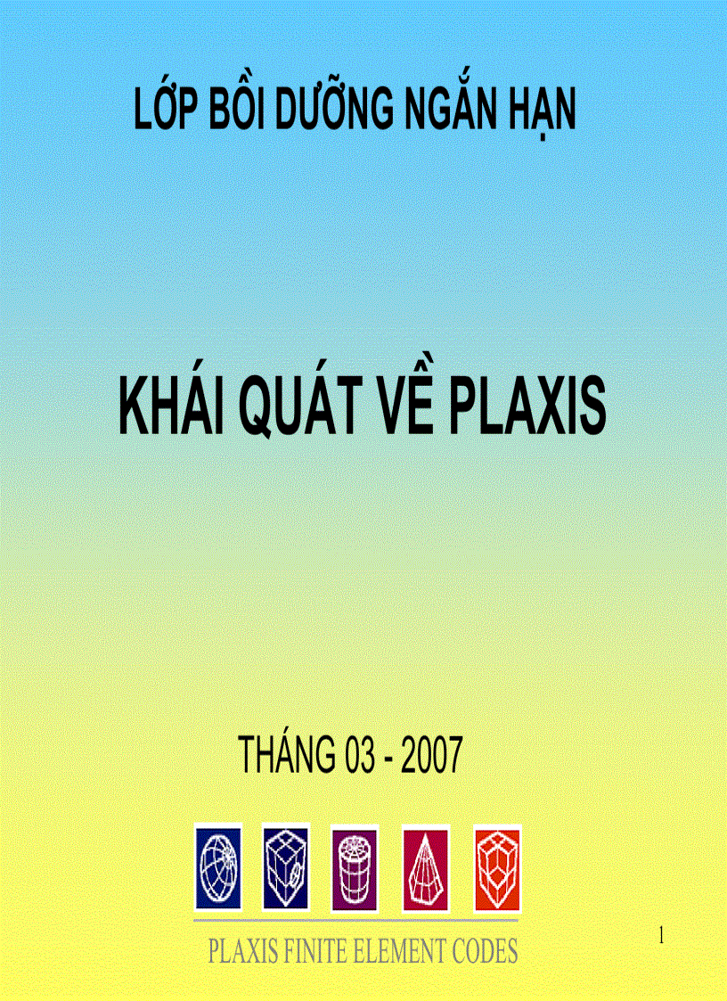 image for page Slide Plaxis Địa kỹ thuật công trình phương pháp luận thiết kế