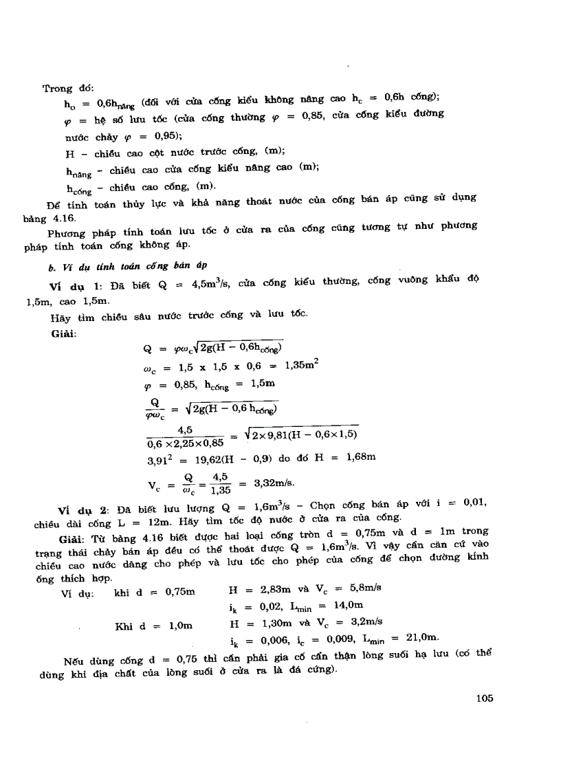 image for page Thiết kế Cống và Cầu nhỏ trên đường ôtô