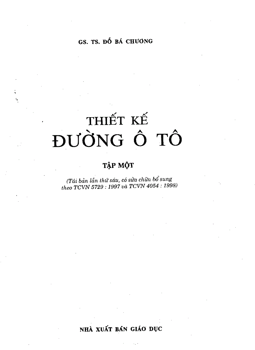 image for page Thiết kế đường Ôtô 1