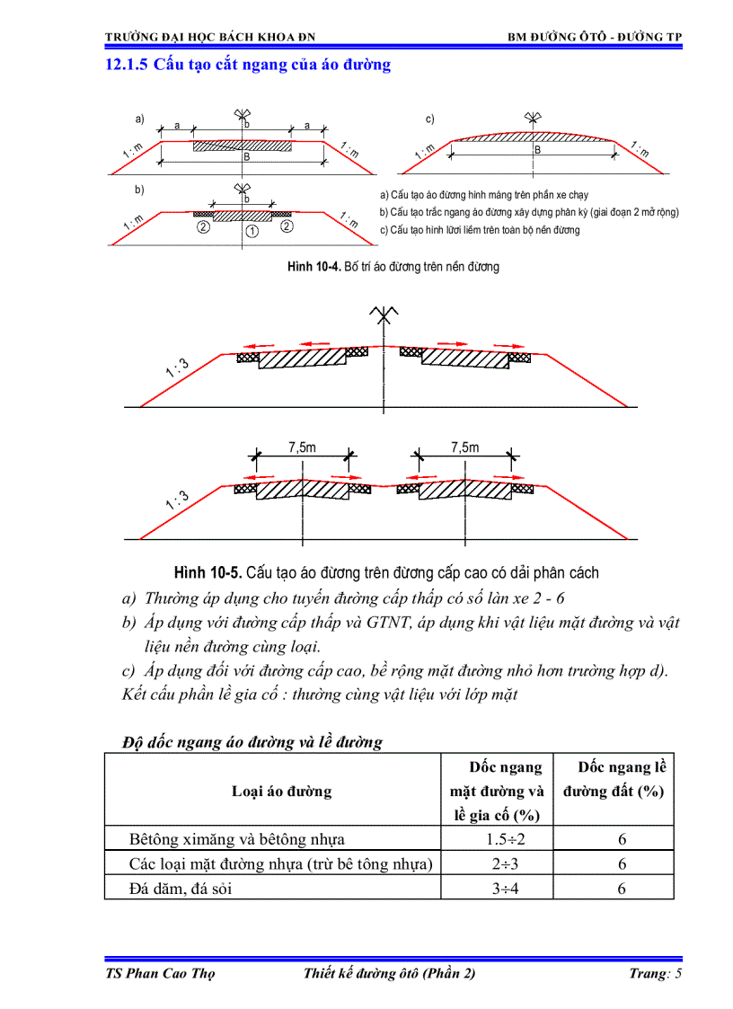 image for page Thiết kế đường ôtô 2 1