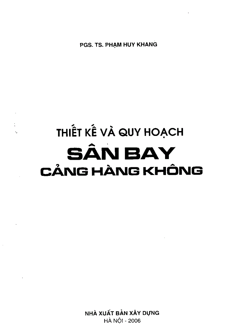 image for page Thiết kế và quy hoạch sân bay cảng hàng không
