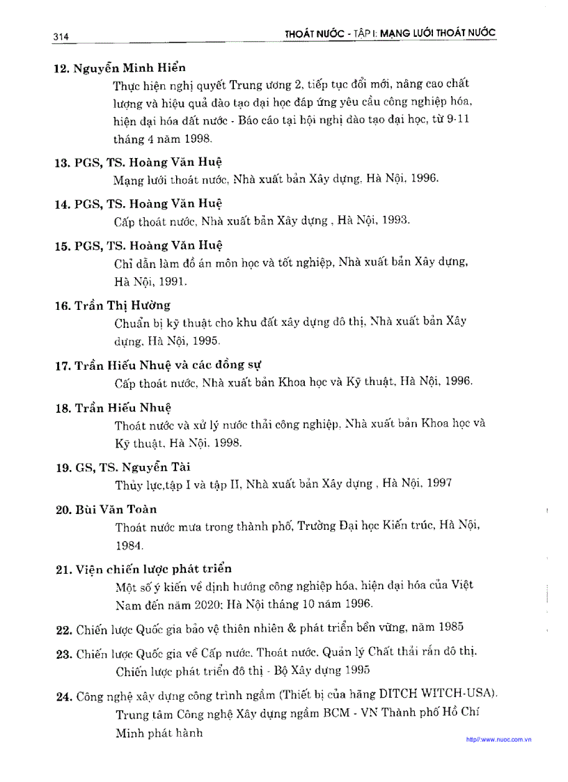 image for page Thoát nước 1 Mạng lưới thoát nước
