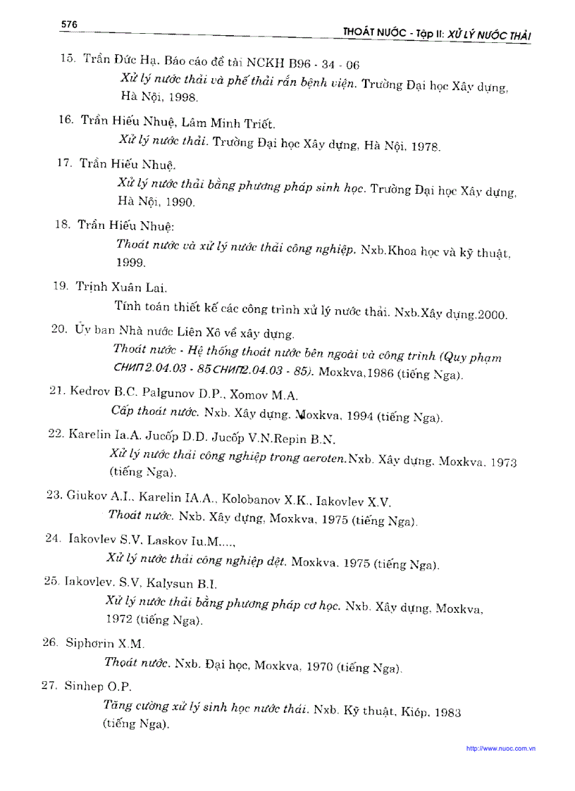 image for page Thoát nước 2 Xử lý nước thải