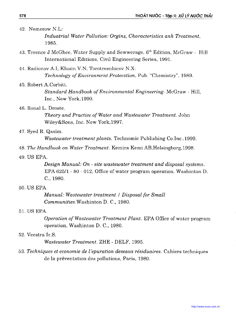 image for page Thoát nước 2 Xử lý nước thải