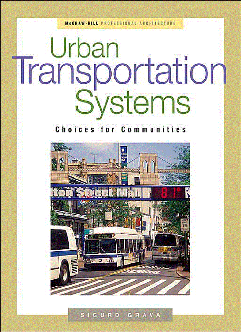 Urban Transportation Systems