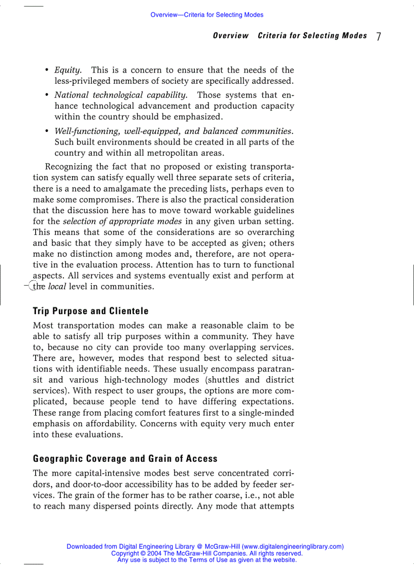 image for page Urban Transportation Systems